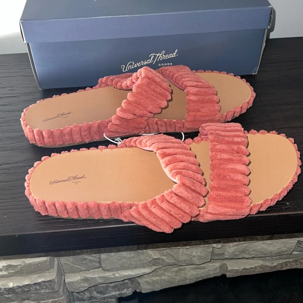 Comfy terry slides - Picture 2 of 5